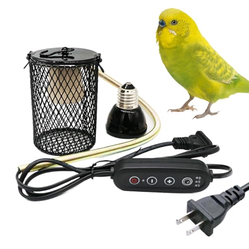 Lampenschirm für Wärmelampe – Halterung für Reptilienlampe – Schutzhülle und Lampenschirm für Gewächshaus Aquarium Vögel Welpen Outdoor von Générique