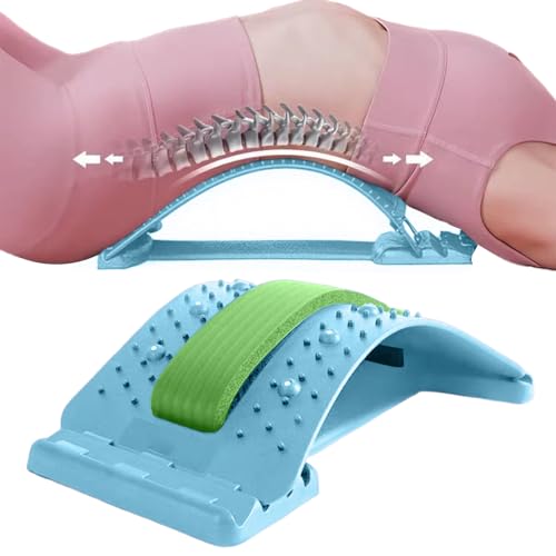 Lendenwirbeldehnung | Ausrüstung | Ergonomische Massage gegen Rutschen auf 3 Ebenen für Muskelentspannung und Erholung des Körpers von Générique