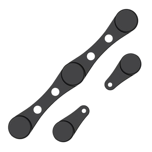 Luftfritteusen-Magnete für Pergamentpapier – Luftfritteusen-Magnet aus Silikon | Zubehör mit Schnellverschluss und hitzebeständig, verhindert Verbrennungspapier, T-Verriegelung von Générique