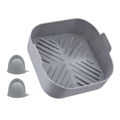 Luftfritteusenkorb | Silikon-Luftfritteusen-Fritteusen-Auskleidung | Ersatz-Küchenzubehör für Einweg-Pappe, hitzebeständiger Silikontopf zum Frittieren Luftfritteusenkorb | Silikon-Luftfritteusen-Fritteusen-Auskleidung | Ersatz-Küchenzubehör für Einweg-Pappe, hitzebeständiger Silikontopf zum Frittieren von Générique