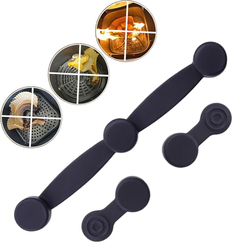 Magnetische Fritteusenschnalle, Silikonschnalle für Fritteuse, Magnetschnalle, zum Halten von Pergamentpapier für Fritteuse, Küchenzubehör aus hitzebeständigem Silikon von Générique