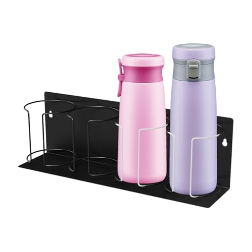 Magnetischer Flaschenhalter – magnetischer Wasserflaschenhalter für Kühlschrank – Organizer mit 4 Fächern für Haus, Büro, Küche von Générique