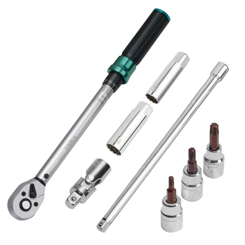 Magnetischer Spark-Stecker, Drive-Drehmoment-Wrench, 3/8-Zoll-Antriebssockel, Spark Plug Removal, Magnetischer Swivel Spark Plug Socket Tool Set für Torque Wrench mit 14 mm und 16 mm Sockel Magnetischer Spark-Stecker, Drive-Drehmoment-Wrench, 3/8-Zoll-Antriebssockel, Spark Plug Removal, Magnetischer Swivel Spark Plug Socket Tool Set für Torque Wrench mit 14 mm und 16 mm Sockel von Générique