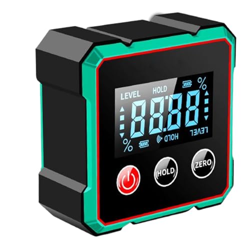 Magnetischer Winkelmesser – Würfel Neigungswinkel Finder | Digitaler Neigungsmesser | Würfel für Winkelmesser Neigungsmesser | Elektronischer Winkelmesser | Winkelfinder Tool Digital von Générique