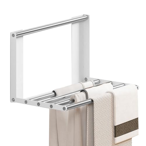 Magnetisches Wäscheregal – Waschmaschinenregal, faltbar, zusammenklappbar, Teleskop-Waschtisch, multifunktional, für Waschmaschine, Badezimmer, Schlafsaal, von Générique
