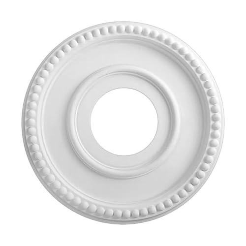 Medallion für Leuchte – Decke aus Polyurethan, dekorativer Rosettenstil, Basis für Kronleuchter, europäischer Stil, aus PU, Innendekoration für Wohnzimmer Schlafzimmer Medallion für Leuchte – Decke aus Polyurethan, dekorativer Rosettenstil, Basis für Kronleuchter, europäischer Stil, aus PU, Innendekoration für Wohnzimmer Schlafzimmer von Générique