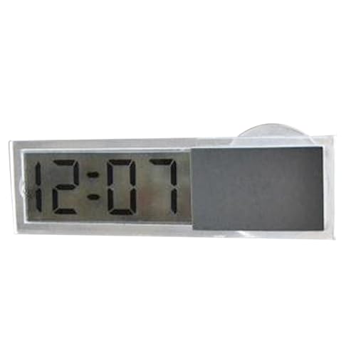 Miini LCD Time Display mit Saugnapf-Halterung, kompakter elektronischer Wecker für Auto, , Schreibtisch, einfaches Setup auf Reisen, Fahren oder im Innenbereich von Générique