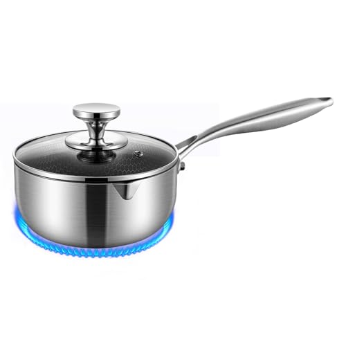 Milk Boiling Topf, Cookware Steamers, Easy-Clean Nonstick Honeycomb Pattern With Lid, Stainless Stock Pot, Steamer Rust-Proof for Boiling Steaming Melting Brewing Breakfast Cafe Home Milk Boiling Topf, Cookware Steamers, Easy-Clean Nonstick Honeycomb Pattern With Lid, Stainless Stock Pot, Steamer Rust-Proof for Boiling Steaming Melting Brewing Breakfast Cafe Home von Générique