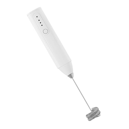 Milk Frother Electric Schneebesenring mit 3 Geschwindigkeiten, wiederaufladbarer Schaumstoffhersteller | Schaum-Stick mit USB-Ladegerät für Kaffee, Latte, Matcha, Cappuccino, Eierbesen, etc Milk Frother Electric Schneebesenring mit 3 Geschwindigkeiten, wiederaufladbarer Schaumstoffhersteller | Schaum-Stick mit USB-Ladegerät für Kaffee, Latte, Matcha, Cappuccino, Eierbesen, etc von Générique