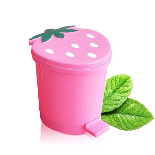 Mini Mülleimer Can Strawberry | Schöner Mülleimer, kleine Müllbehälterbox | Müllhalter in Form einer lustigen Frucht, kompakter Tisch-Organizer, Abfalleimer aus Kunststoff für die Arbeitsfläche Mini Mülleimer Can Strawberry | Schöner Mülleimer, kleine Müllbehälterbox | Müllhalter in Form einer lustigen Frucht, kompakter Tisch-Organizer, Abfalleimer aus Kunststoff für die Arbeitsfläche von Générique