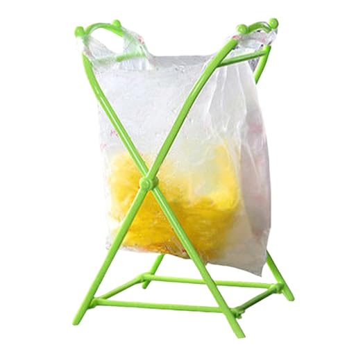 Müllbeutelhalter – faltbarer tragbarer Müllbeutelhalter | robuster Metallrahmen mit verstellbarer Höhe | ideal für Küchen-, Garten-, Camping- und Outdoor-Events von Générique