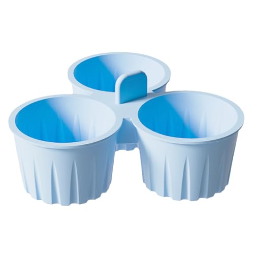 Muffinförmchen aus Silikon | Antihaft-Backformen | Hitzebeständig für Backofen, Fritteuse ohne Öl, Süßwaren und Snacks von Générique