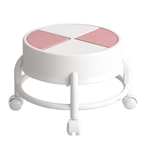 Niedriger Sitzroller, Rollstuhl mit niedrigem Sitz | Hocker mit niedriger Höhe – Rollhocker mit 360° drehbaren Rädern, niedriger Hocker mit drehbaren Riemenscheiben von Générique