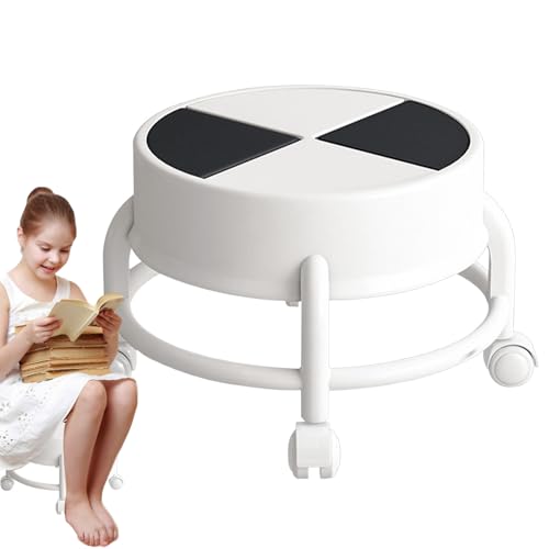 Niedriger Sitzroller, Rollstuhl mit niedrigem Sitz | Stuhl Hocker niedrige Höhe | Rollhocker mit 360° drehbaren Rädern | Niedriger Hocker mit drehbaren Riemenscheiben Niedriger Sitzroller, Rollstuhl mit niedrigem Sitz | Stuhl Hocker niedrige Höhe | Rollhocker mit 360° drehbaren Rädern | Niedriger Hocker mit drehbaren Riemenscheiben von Générique
