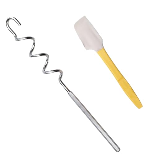 Nussbutter-Mixer, manueller Marmeladenrührer, Rührgerät aus Edelstahl, Rührgerät für die Hausküche, Multifontio-Saucen-Rührwerkzeug Nussbutter-Mixer, manueller Marmeladenrührer, Rührgerät aus Edelstahl, Rührgerät für die Hausküche, Multifontio-Saucen-Rührwerkzeug von Générique