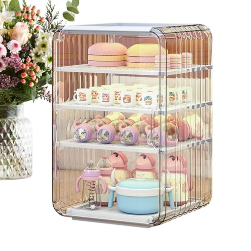 Organizer zur Aufbewahrung von Flaschen – Abtropfgestell für Kindergartenbesteck, vielseitiger Babybehälter | Großer Staubschutz mit sicherem Deckel, praktischer Organizer für das Zimmer Organizer zur Aufbewahrung von Flaschen – Abtropfgestell für Kindergartenbesteck, vielseitiger Babybehälter | Großer Staubschutz mit sicherem Deckel, praktischer Organizer für das Zimmer von Générique