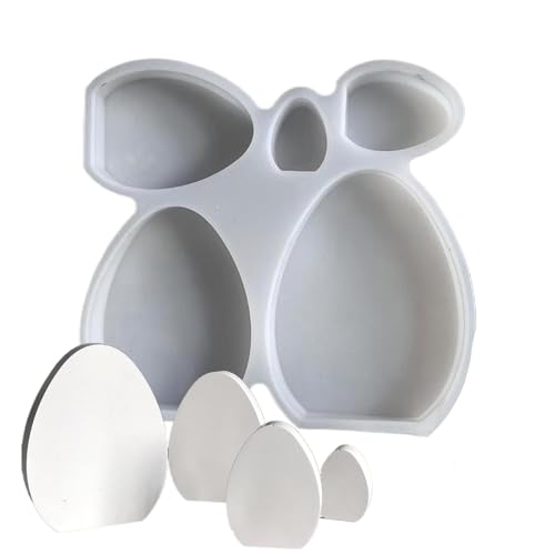 Ostereier Form für Harz, Ei-Kerzenform | 3D Silikon Osterform für Kerzenherstellung | Antihaft-Schnitzformen für Seife, Wachs, st Ostereier Form für Harz, Ei-Kerzenform | 3D Silikon Osterform für Kerzenherstellung | Antihaft-Schnitzformen für Seife, Wachs, st von Générique