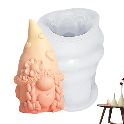 Ostern Gnome Harzformen, Gnom-Kerzenform Seifenform Gießform Zwergharz Gießform 3D Gnome Form Herstellung Aromatherapie Gips Tonkerzen Ton von Générique