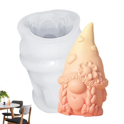 Osterzwerge Harzformen | Kuchen Dekoration Form | Gnome Silikonformen 3D Zwergform Harzform Formen Herstellung von Wachskerzen von Générique