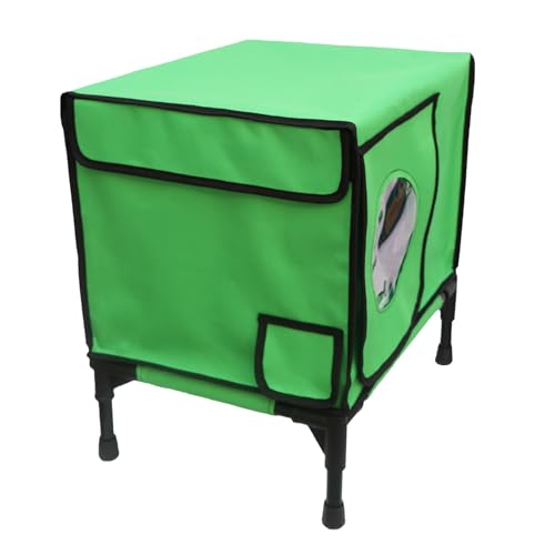 Outdoor Feral Cat House – isolierter Outdoor Cat Shelter | Winter Feral Cat Elevated Shelter | Escape Door Cat Shelter | Inner Composite Insulation Film Pet Sleeping Tool for Yard, Garden, Balcony Outdoor Feral Cat House – isolierter Outdoor Cat Shelter | Winter Feral Cat Elevated Shelter | Escape Door Cat Shelter | Inner Composite Insulation Film Pet Sleeping Tool for Yard, Garden, Balcony von Générique