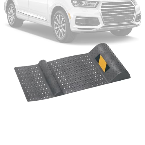 Parkmatte – Radstopper | Rutschfester Reifenstecker | auslaufsichere Kartuschensperre | Führungsblock für Autoreifen von Générique