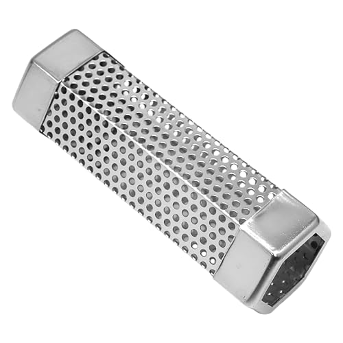 Pellet-Raucherrohr | BBQ Rauchrohr aus Edelstahl | Hocheffizientes -Infuser für Grills | 6 Stunden Kalt-/Heißräuchern | Camping, Kalibrierung und BBQ Zubehör in von Générique