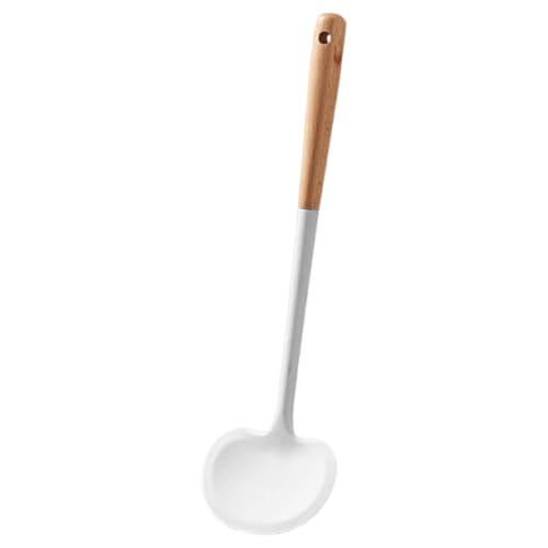 Pfannenwender aus Silikon für Kochgeschirr, Antihaftbeschichtung, hitzebeständiges Utensil mit langem Griff für Pfannen, Töpfe, Haus, Restaurant, Grill von Générique