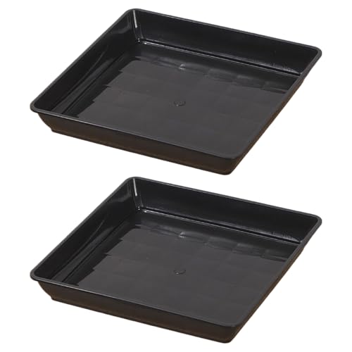 Pflanzenuntersetzer – dicke Pflanzgefäßplatte, stabiler Topfboden, funktionaler Wassersammler, quadratischer Boden | vielseitige Gewächshauslösung, Gartenzubehör für die Krippe von Générique