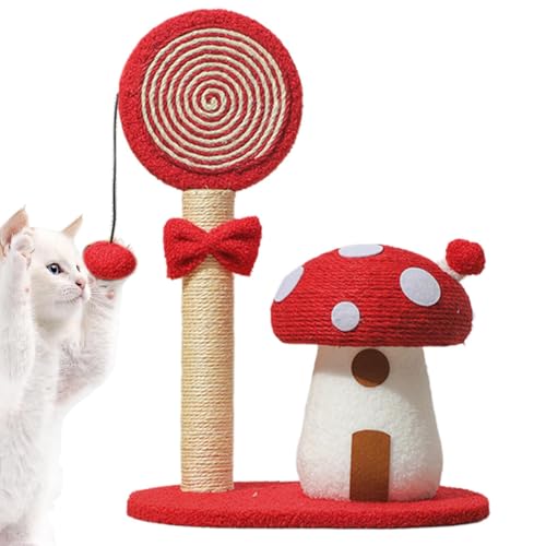 Pilz-Katzenkratzer, Kletterturm der Katze mit Pilzen | Interaktives Spielzeug des niedlichen Turms – Sisal Board Scratch Mushroom Scatch Scratting Pilz-Katzenkratzer, Kletterturm der Katze mit Pilzen | Interaktives Spielzeug des niedlichen Turms – Sisal Board Scratch Mushroom Scatch Scratting von Générique