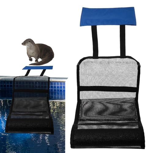 Pool Frog Saver – Leichte Netz-Rampe für Tiere, wiederverwendbare Amphibien-Austrittsplattform, Oxford Poolschoner-Pad, kompakte Kreaturensaverne für Teiche, Keulen von Générique