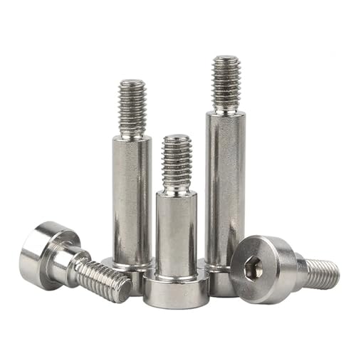 Positionierte Wellenschulterschraube M2 M2.5 M3 M4 M5~M16 Zylinderkopfschraube mit Innensechskant aus Edelstahl 304 (45 mm (2 Stück), (D12) M10) von Générique