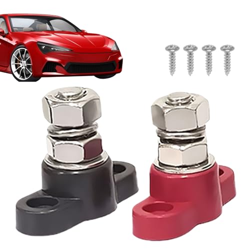 Posts Batterie-Junction – Einzelstandard für das Auto | 1 Paar Batterieverbindungsstationen | Bordial mit Einzelsteckern | Montageschrauben mit Fahrzeugmodifikationsteilen Posts Batterie-Junction – Einzelstandard für das Auto | 1 Paar Batterieverbindungsstationen | Bordial mit Einzelsteckern | Montageschrauben mit Fahrzeugmodifikationsteilen von Générique