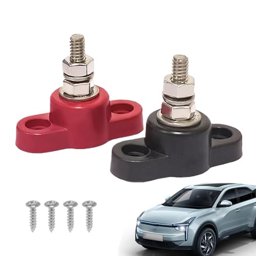 Posts Batterie-Junction – Einzelstandard für das Auto | 1 Paar Batterieverbindungsstationen | Bordial mit Einzelsteckern | Montageschrauben mit Fahrzeugmodifikationsteilen Posts Batterie-Junction – Einzelstandard für das Auto | 1 Paar Batterieverbindungsstationen | Bordial mit Einzelsteckern | Montageschrauben mit Fahrzeugmodifikationsteilen von Générique