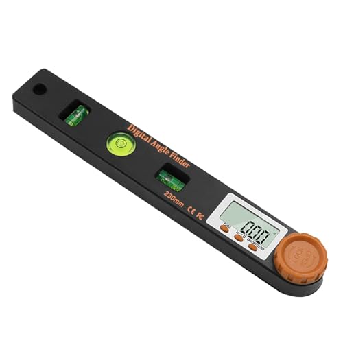 Protractor Digital Angle Finder Finder Ruler, 7 Zoll / 230 mm Multi-Use Winkel Finder mit LCD Display - 4-in-1 Digitaler Winkelmesser für Schreiner, L von Générique