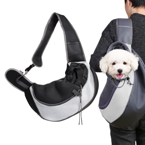 Puppy Sling – Small Dog Sling Carrier | Schultertasche für Hunde | Umhängetasche mit verstellbarem Schultergurt | Atmungsaktives Mesh und Haustier ohne Rutschen, Tragegurt Puppy Sling – Small Dog Sling Carrier | Schultertasche für Hunde | Umhängetasche mit verstellbarem Schultergurt | Atmungsaktives Mesh und Haustier ohne Rutschen, Tragegurt von Générique