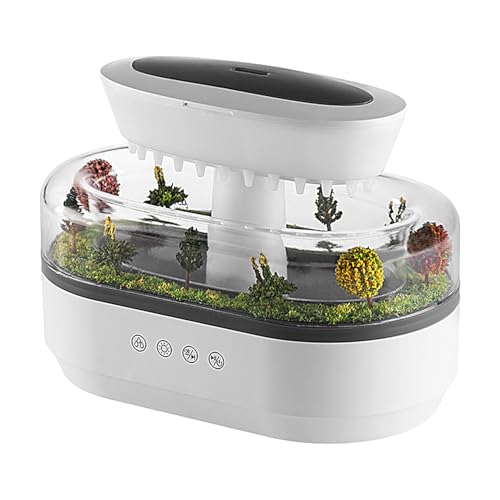 Regentropfen-Luftbefeuchter für Schlafzimmer, Regentropfen Aromadiffusor | Cloud Trees Nachtlicht Diffusor | Luftbefeuchter Diffusor, P Duftmaschine von Générique