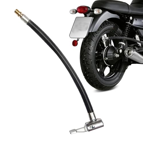 Reifeninflator – Ersatz für Reifenluftaufpumpen | Verlängerungsrohr des Reifeninflators | Schlauchadapter des Inflators | Zubehör zur Wartung des Motorrads für V von Générique
