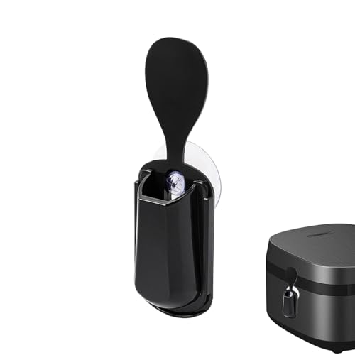 Reislöffelhalter – Halterung für Sushi-Spatel | Löffelhalter für Reiskocher mit starkem Saugnapf | ergonomische Absaughalterungen für Reisspatel | Aufbewahrungshalter von Générique