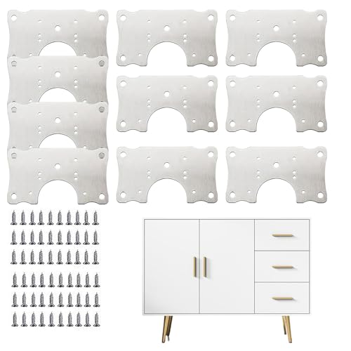 Reparatur-Set für Schrankscharnier, Reparatur von Schrankscharnieren | Scharniere für Küchenschrank, Reparatur-Set für Schrank, 10 Stück, Reparaturwerkzeug für Scharniere von Générique