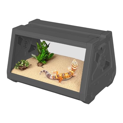 Reptile Terrarium, Multifunctional Habitat Cage for Bearded Dragon, 10,63 x 7,48 x 7,48 Zoll Trapezoidal Design, Expands Viewing Field, Reptile Habitat Enclosure for Skorpions von Générique