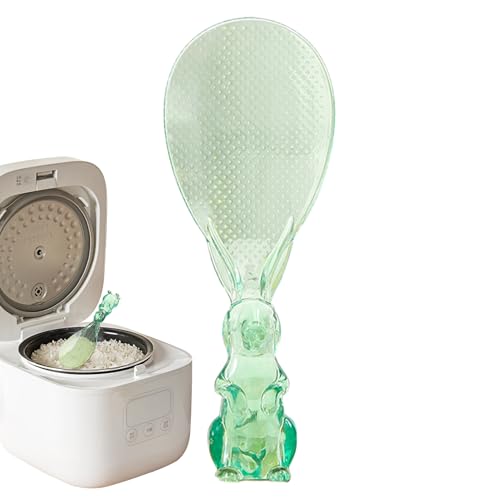 Rice Spoon Paddle, Clear Bunny Flat Server, Nonstick Design, Heat-Resistant Grip Handle, Multifunction Standing Kitchen Tool for Mixing Stirring Cooking and Buffet Serving Rice Spoon Paddle, Clear Bunny Flat Server, Nonstick Design, Heat-Resistant Grip Handle, Multifunction Standing Kitchen Tool for Mixing Stirring Cooking and Buffet Serving von Générique