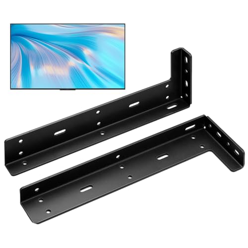 Robuste Regalhalterung, robuste L-Halterungen - Robuste Regalhalterungen aus Metall - Regalhalterungen Wandregalhalterungen - Unsichtbare Regalhalterung vielseitig einsetzbar, Regalhalterung für von Générique