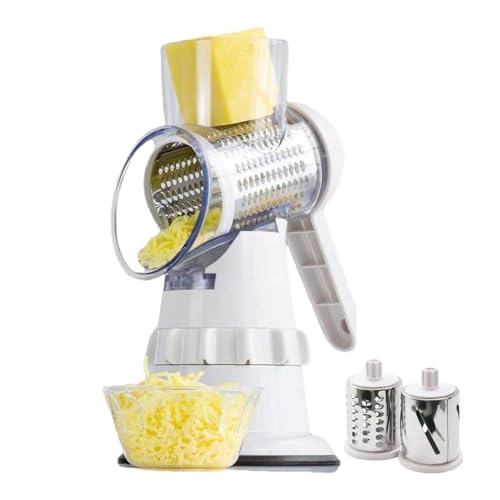 Rotierende Käsereibe | Rotierende Käsereibe | Küchenmaschine mit Kurbel | Runde Käsereibe mit Kurbel | Manueller Lebensmittelzerkleinerer für die Küche | Küchenschneider für Zuhause, Kochen Rotierende Käsereibe | Rotierende Käsereibe | Küchenmaschine mit Kurbel | Runde Käsereibe mit Kurbel | Manueller Lebensmittelzerkleinerer für die Küche | Küchenschneider für Zuhause, Kochen von Générique