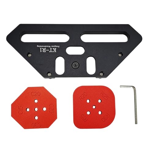 Router Corner Radius Jig – Radius Jig Router Modelle | runde Positionierungsform | leichte Bogenschneideführung | Handwerkzeuge aus Aluminiumlegierung für Tischlerprojekte zu Hause Router Corner Radius Jig – Radius Jig Router Modelle | runde Positionierungsform | leichte Bogenschneideführung | Handwerkzeuge aus Aluminiumlegierung für Tischlerprojekte zu Hause von Générique