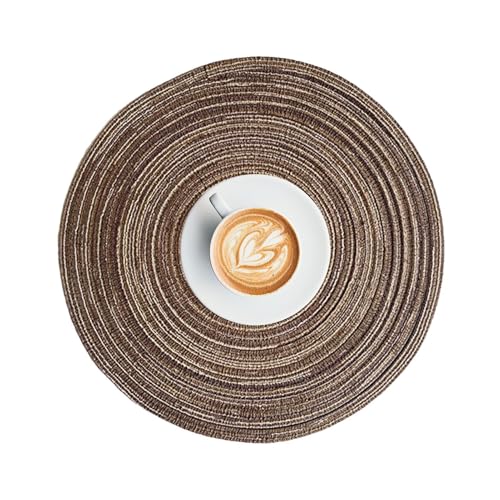 Runde Tischsets, Esstischsets – dekorative Esstischmatte, Tischsets, vielseitige Heizmatte, Küchenheizpads für Tassen, Teller, Schüsseln von Générique