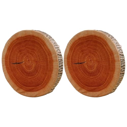 Rundes Holzkissen – Rundkissen, realistisches Design | Naturkissen 2-teiliges Set für Wohnzimmer, Schlafzimmer, Zelthotel, Camping, gemütlich, dekorativ, gemütlich Rundes Holzkissen – Rundkissen, realistisches Design | Naturkissen 2-teiliges Set für Wohnzimmer, Schlafzimmer, Zelthotel, Camping, gemütlich, dekorativ, gemütlich von Générique