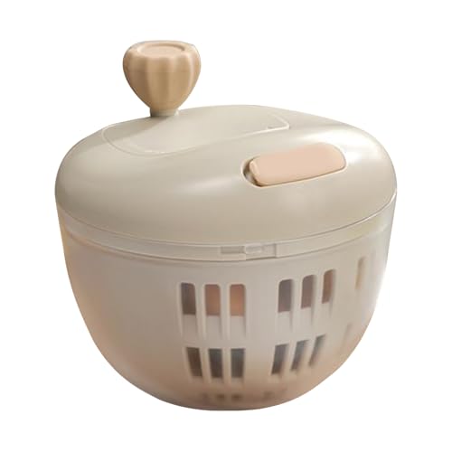 Salatschleuder | Gemüsewaschmaschine 800 ml | rutschfeste Reinigungswanne für Obst mit Sieb schnelle Zubereitung für Küche, Picknick, Camping Salatschleuder | Gemüsewaschmaschine 800 ml | rutschfeste Reinigungswanne für Obst mit Sieb schnelle Zubereitung für Küche, Picknick, Camping von Générique