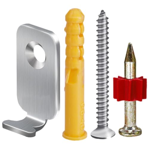 Scatola Appendibile – Ganci Per Quadri Per Parete Rigida Kit | Ganci Per Telaio Ganci Per Quadri Kit Per Appendini Hardware Per Impieghi Gravosi – Ganci Portafoto Ad Incastro In Acciaio Inox Con Viti von Générique