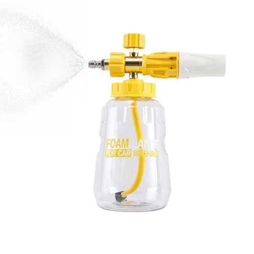 Schaumsprüher – Autowaschanlage aus Pistolenschaum | Das Sprühgerät kann an einen Schlauch angeschlossen werden | Handpumpe 1 Liter | Hochdruck-Sprühflasche für die Bewässerung von Générique