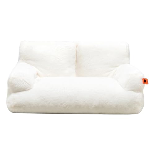 Schlafsofa für Katzen, Katzennest aus Plüsch, waschbar, für Katzen, Haustierbett mit rutschfestem Boden, abnehmbares Sofa für kleine Hunde und Katzen von Générique